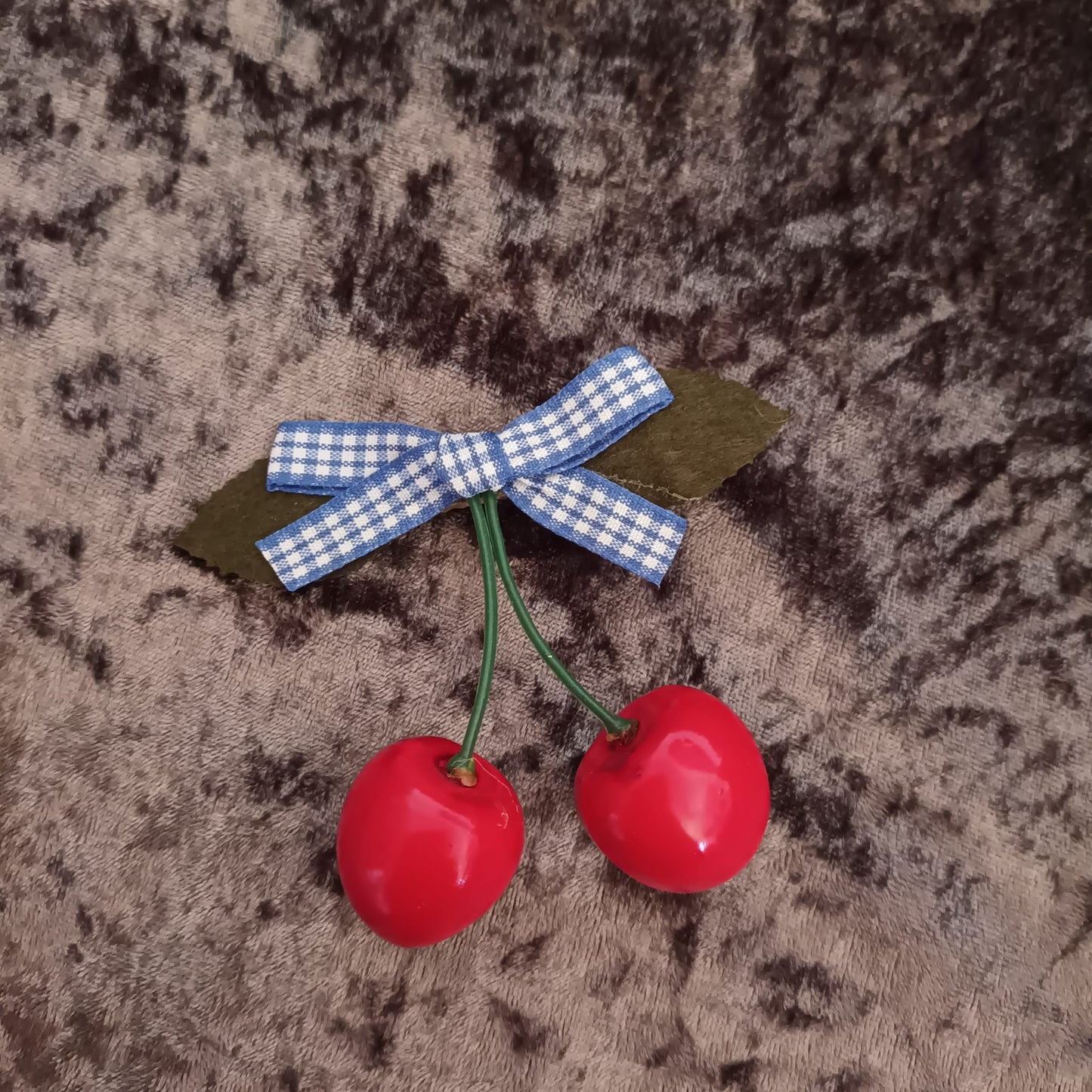 Haarspange "Kirsche "