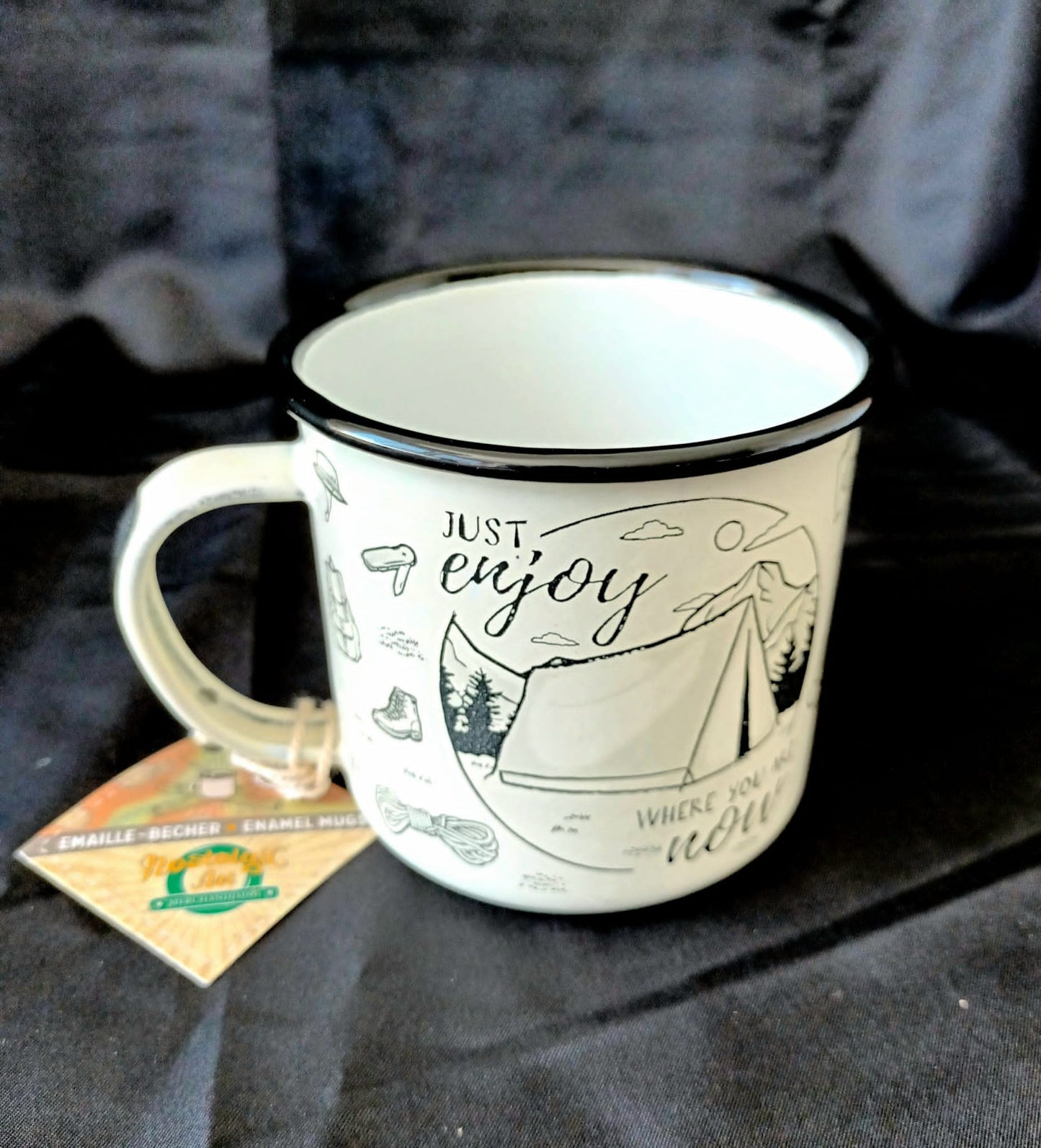 Emailtasse "Just enjoy where ......"