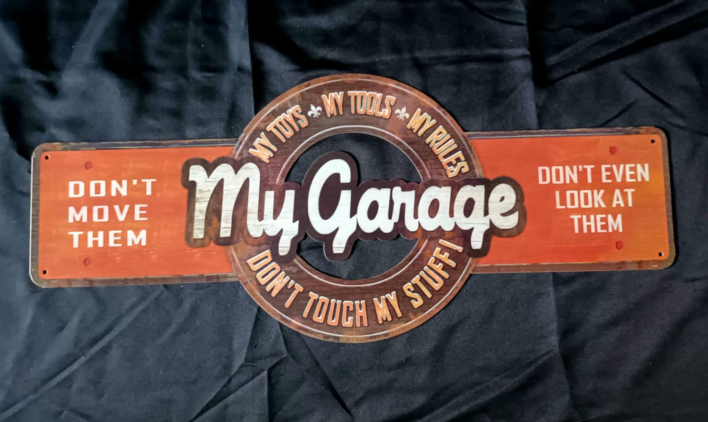 Blechschild "My Garage"