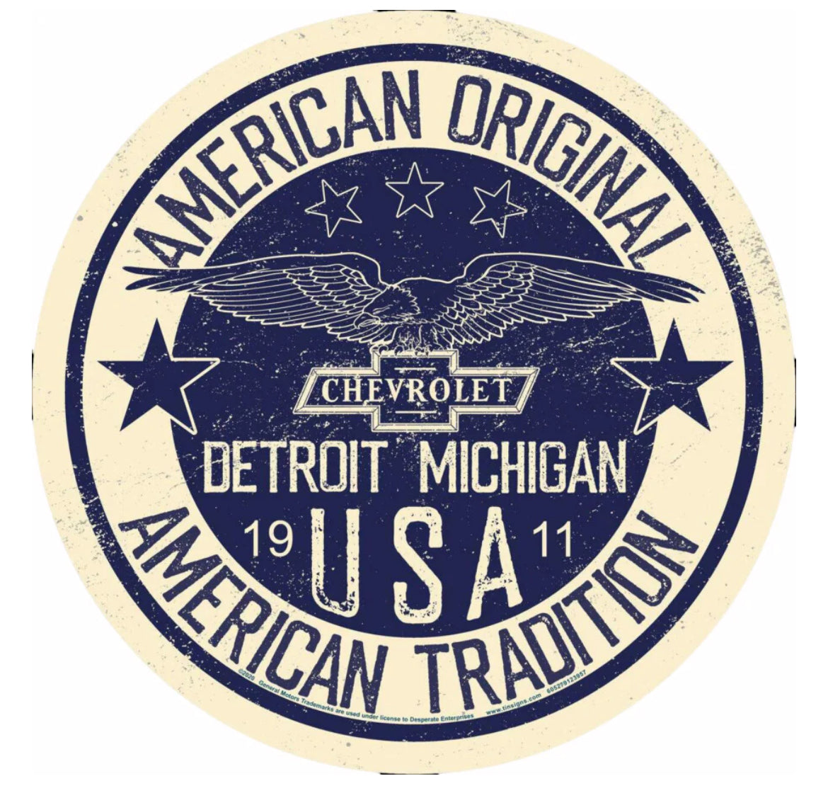 Blechschild "American Original American Tradition"