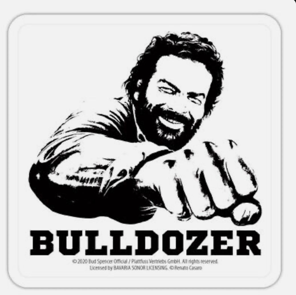 Metalluntersetzer "Bulldozer"