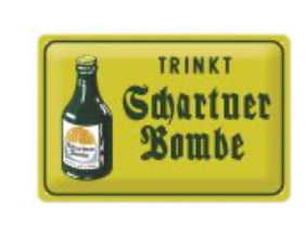 Blechschild "Schartner Bonbe"