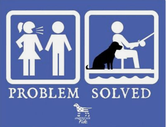 Blechschild "Problem - Solved"