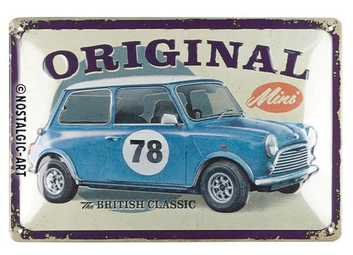 Blechschil "Original MINI"