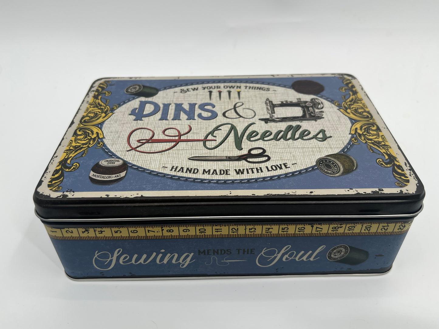 Vorratsdose flach "Pins & Needles"