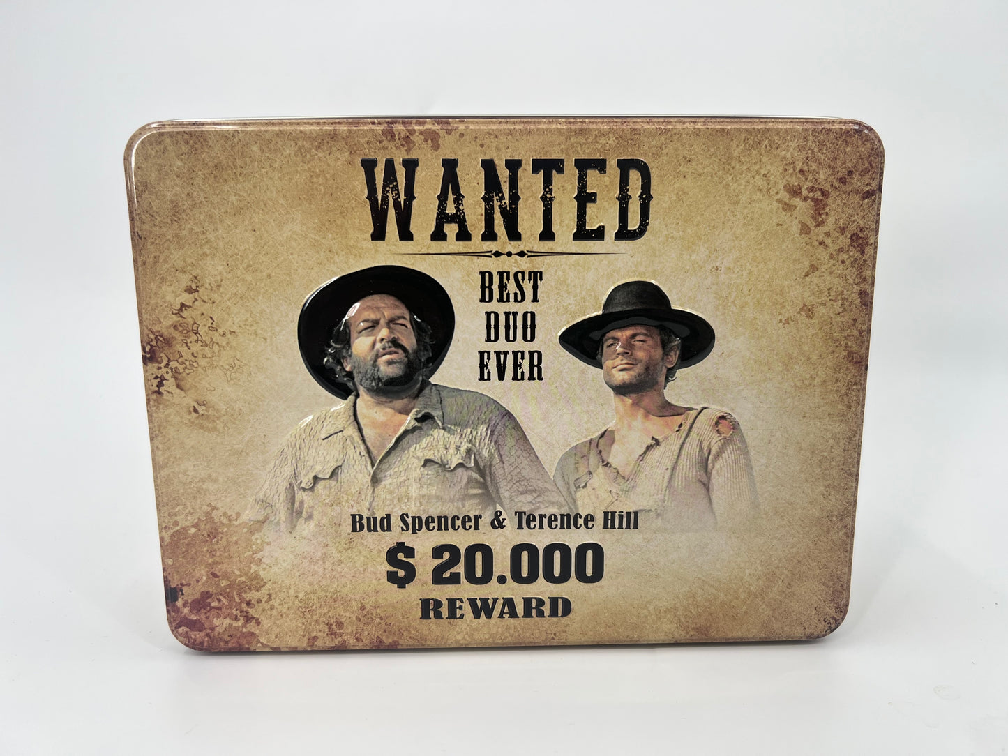 Vorratsdose flach "WANTED"