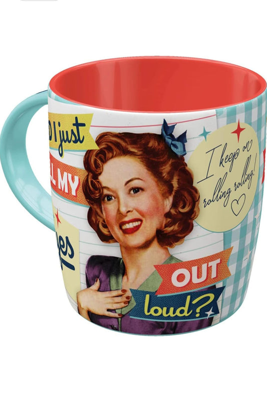 Tasse "Just roll my eyes"