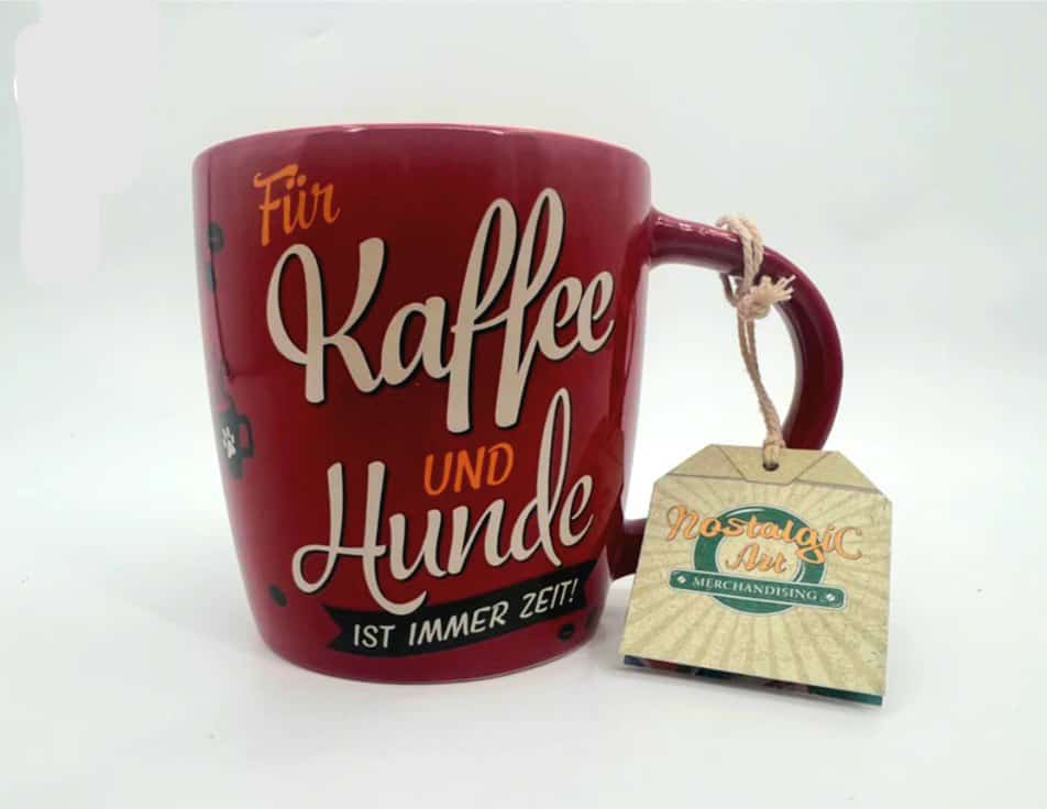 Kaffeetasse "Kaffee und Hund"