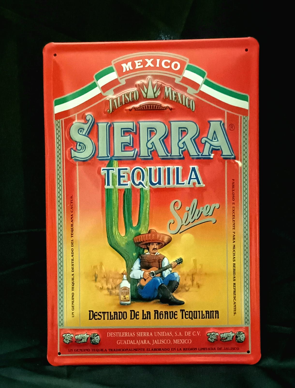 Blechschild "Sierra Tequila"