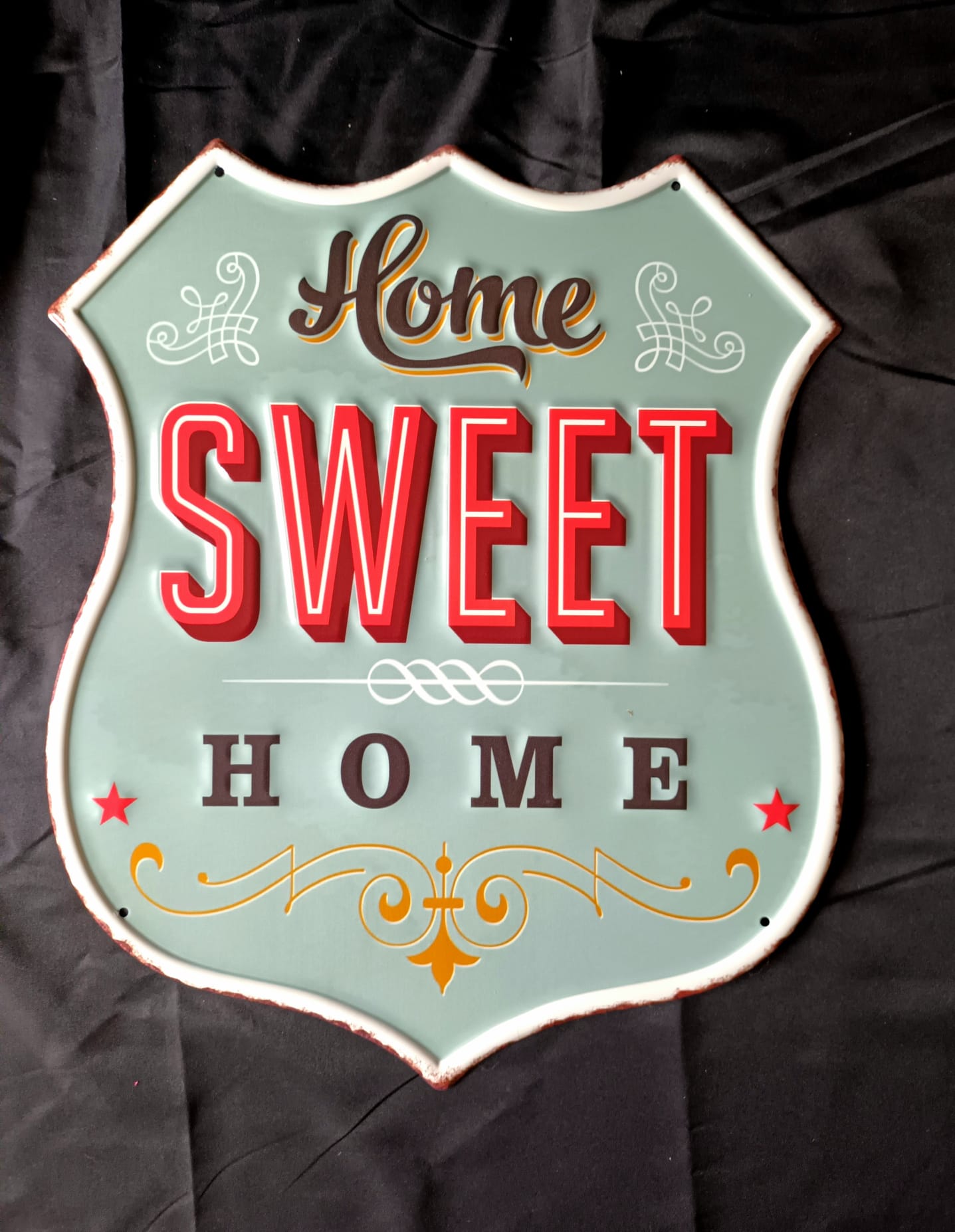 Blechschild "Home Sweet Home"