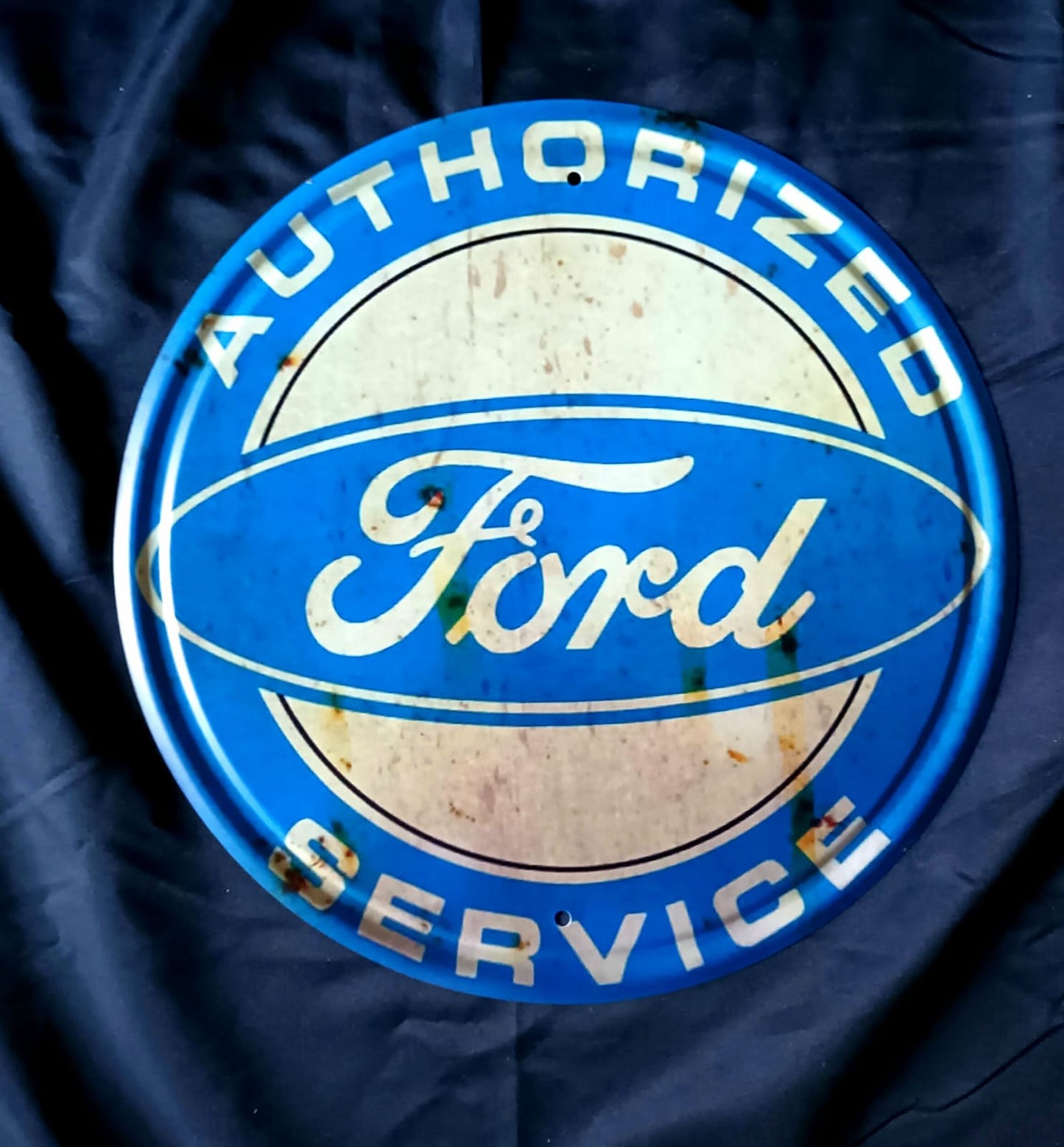 Blechschild "Authorized FORD Service"