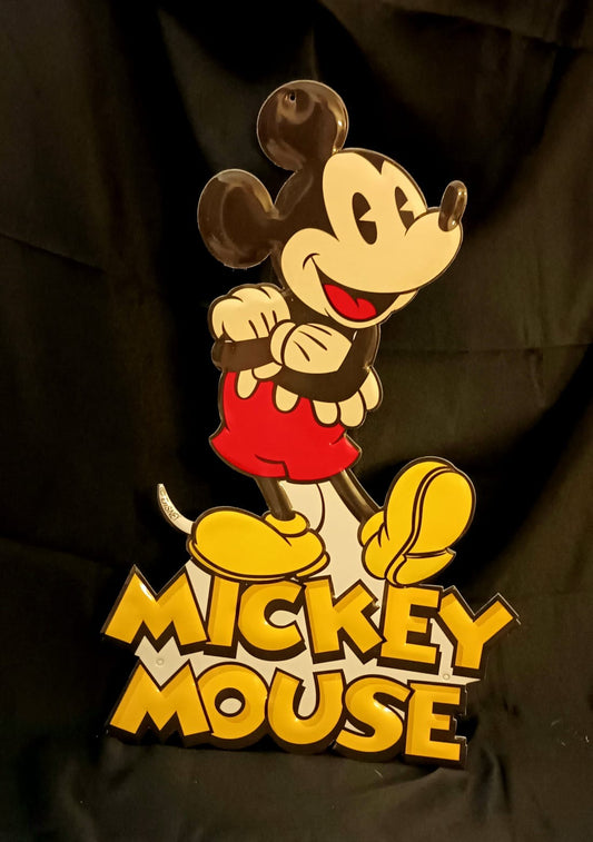 Blechschild "Micky Maus"