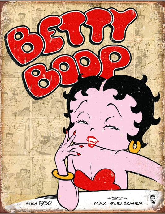 Blechschild "Betty Boop"
