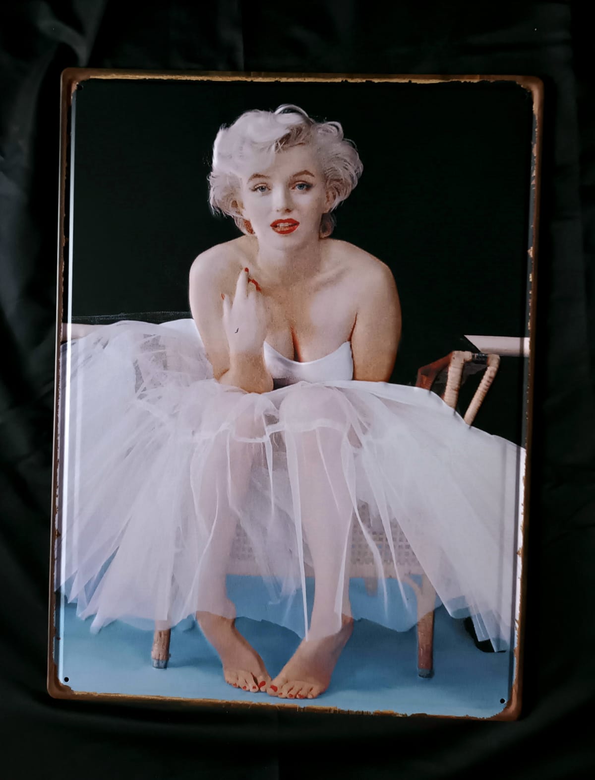 Blechschild "Marilyn Monroe"