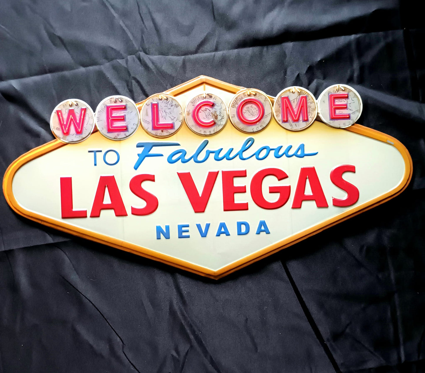 Blechschild "Welcome to Fabulous Las Vegas"