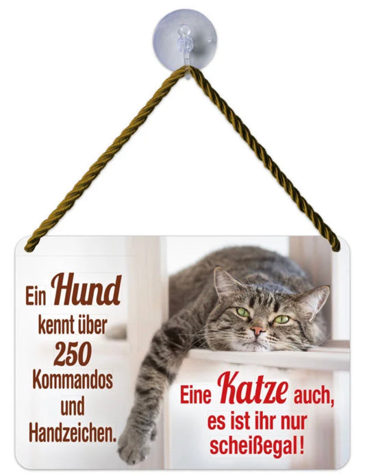 Hängeschild "Hund und Katze"