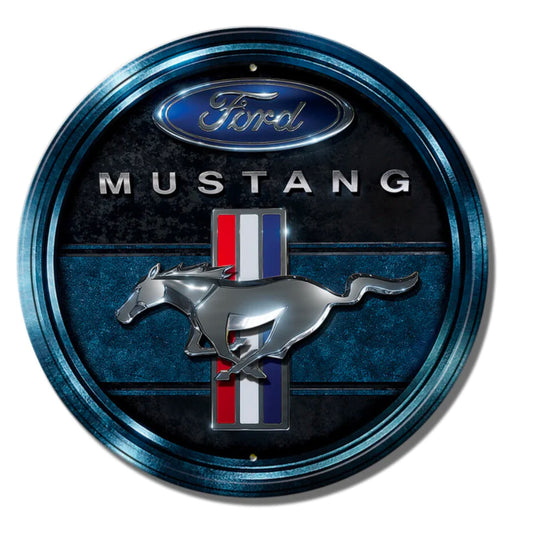 Blechschild "Ford Mustang"