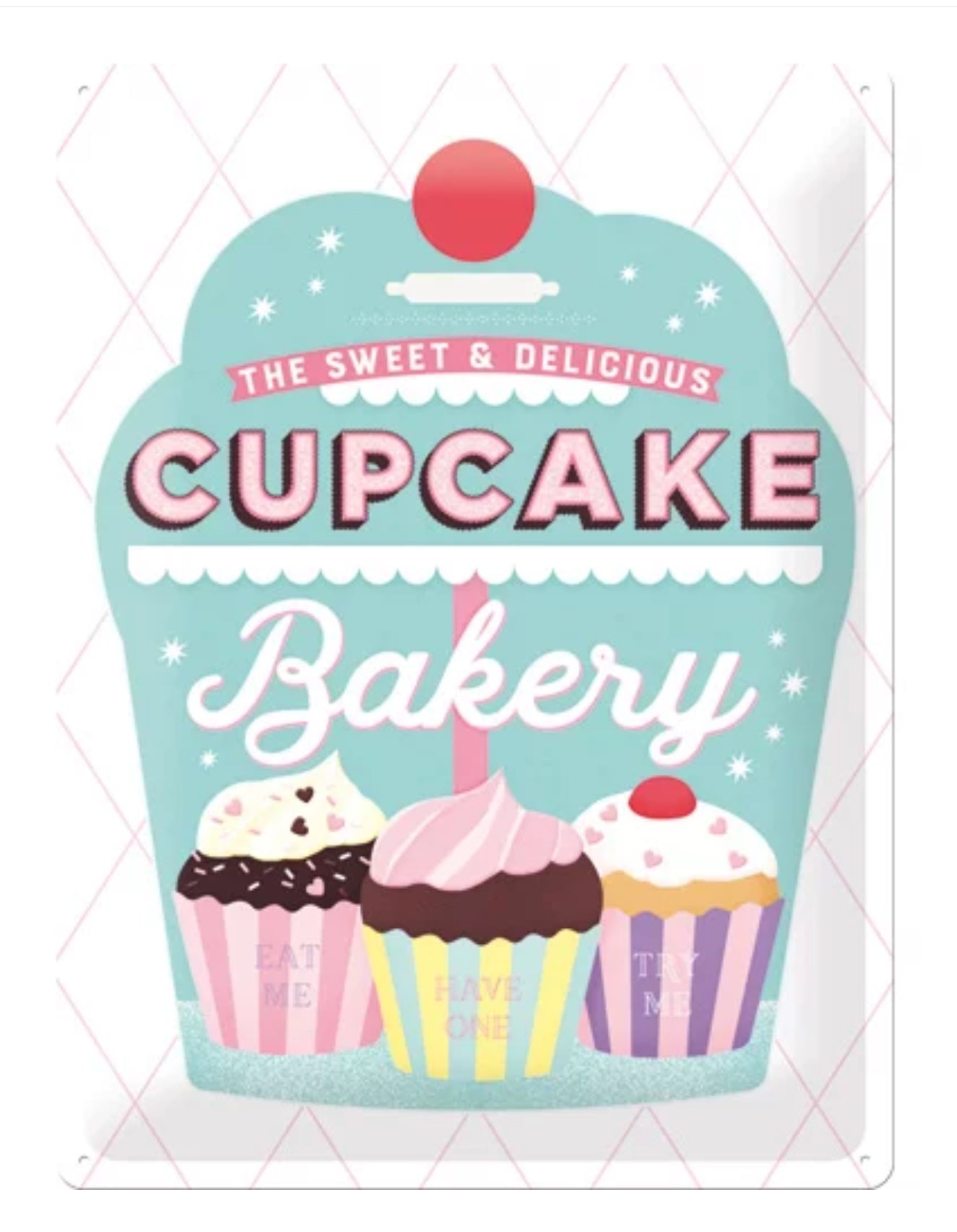 Blechschild "Cupcake Bakery"