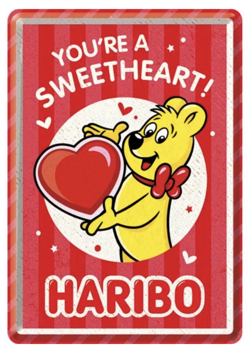 Blechschild "You´re a Sweetheart"