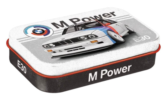Blechdose "BMW M POWER" XL gefüllt mit Pfefferminzdragees