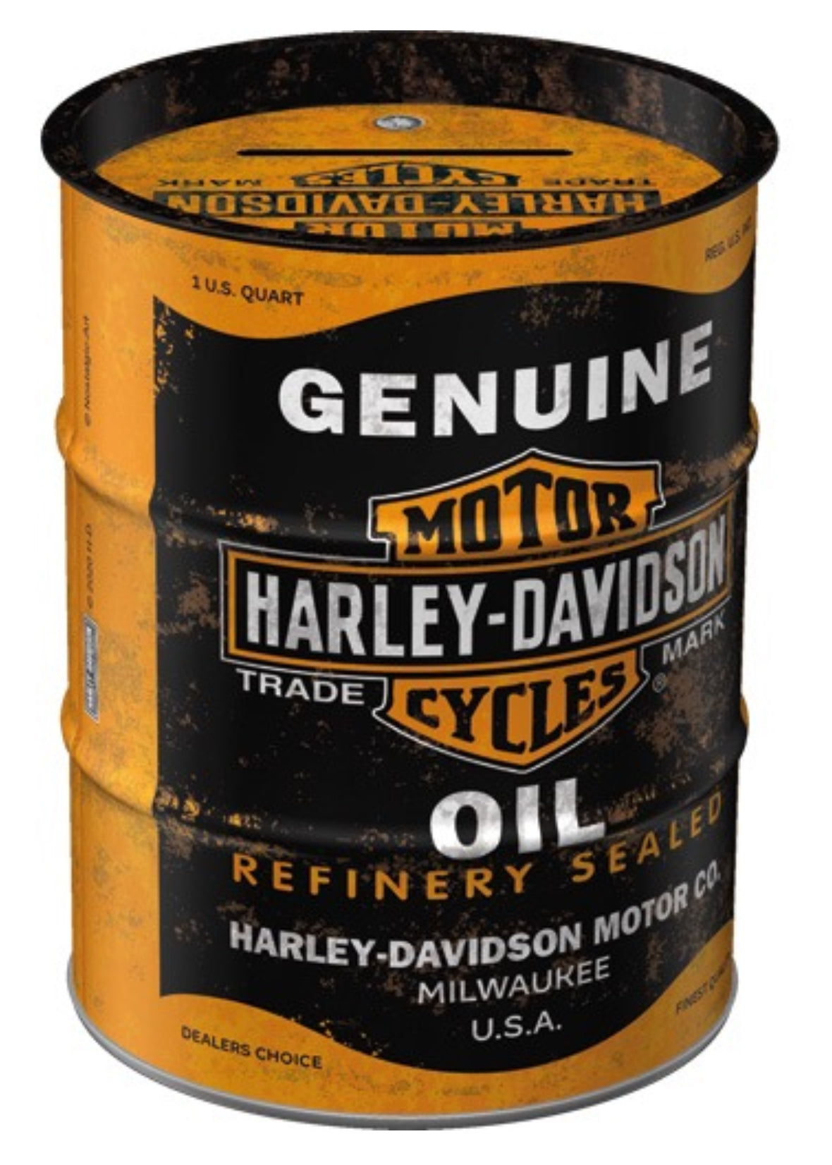 Spardose "Harley Davidson Genuine Oil"