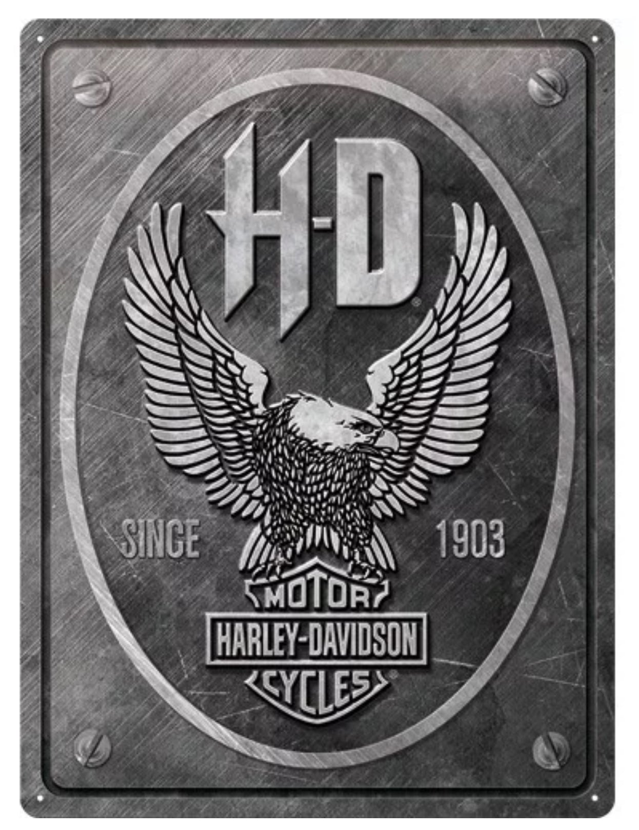 Blechschild "Harley Davidson Adler"