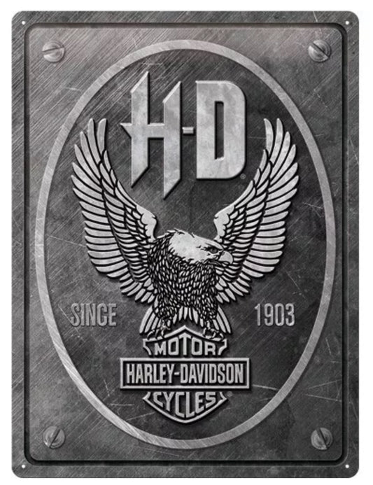 Blechschild "Harley Davidson Adler"