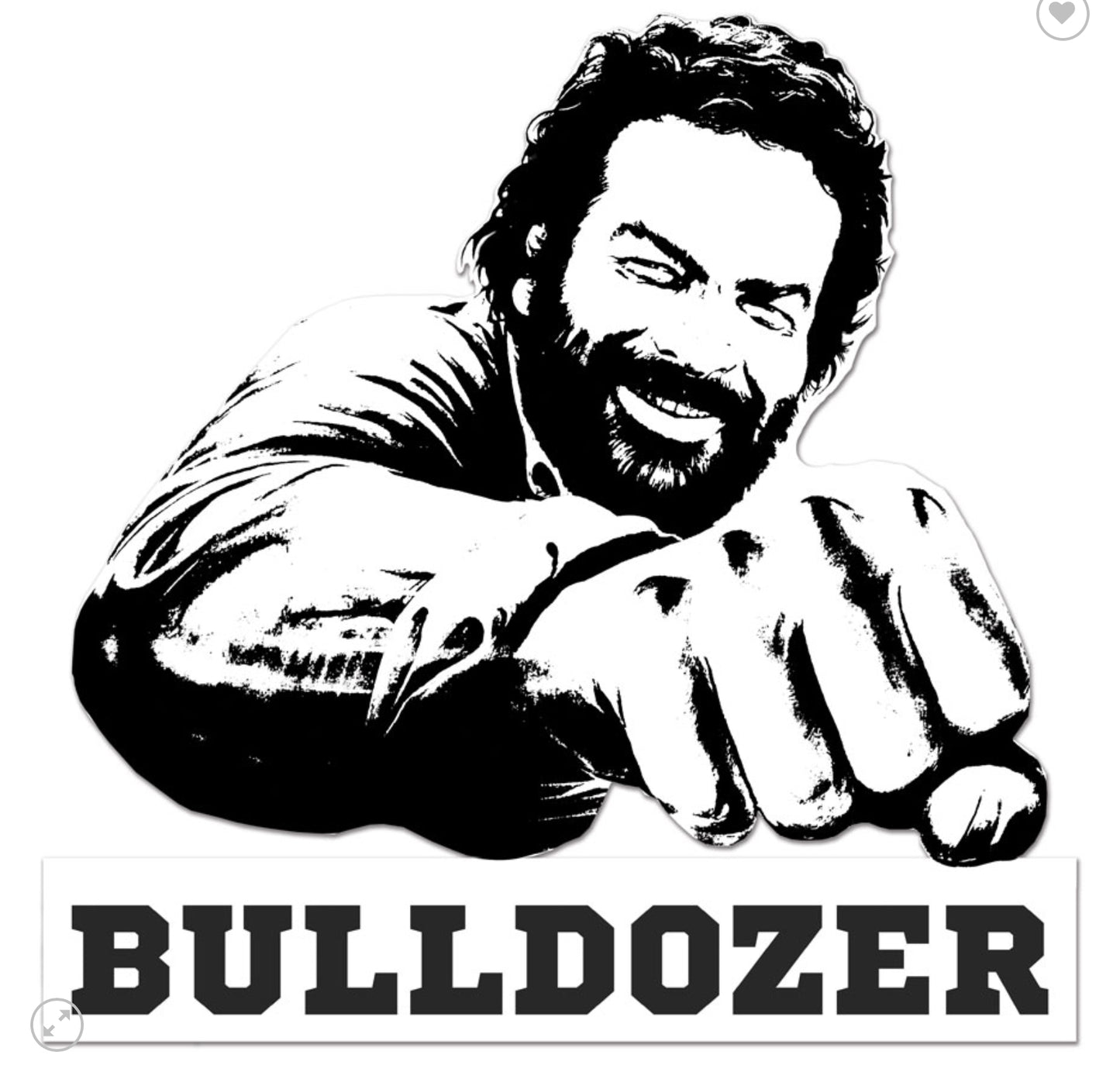 Blechschilder "Bud Spencer Bulldozer"