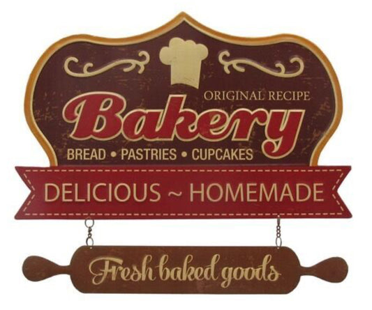 Blechschild "Bakery"