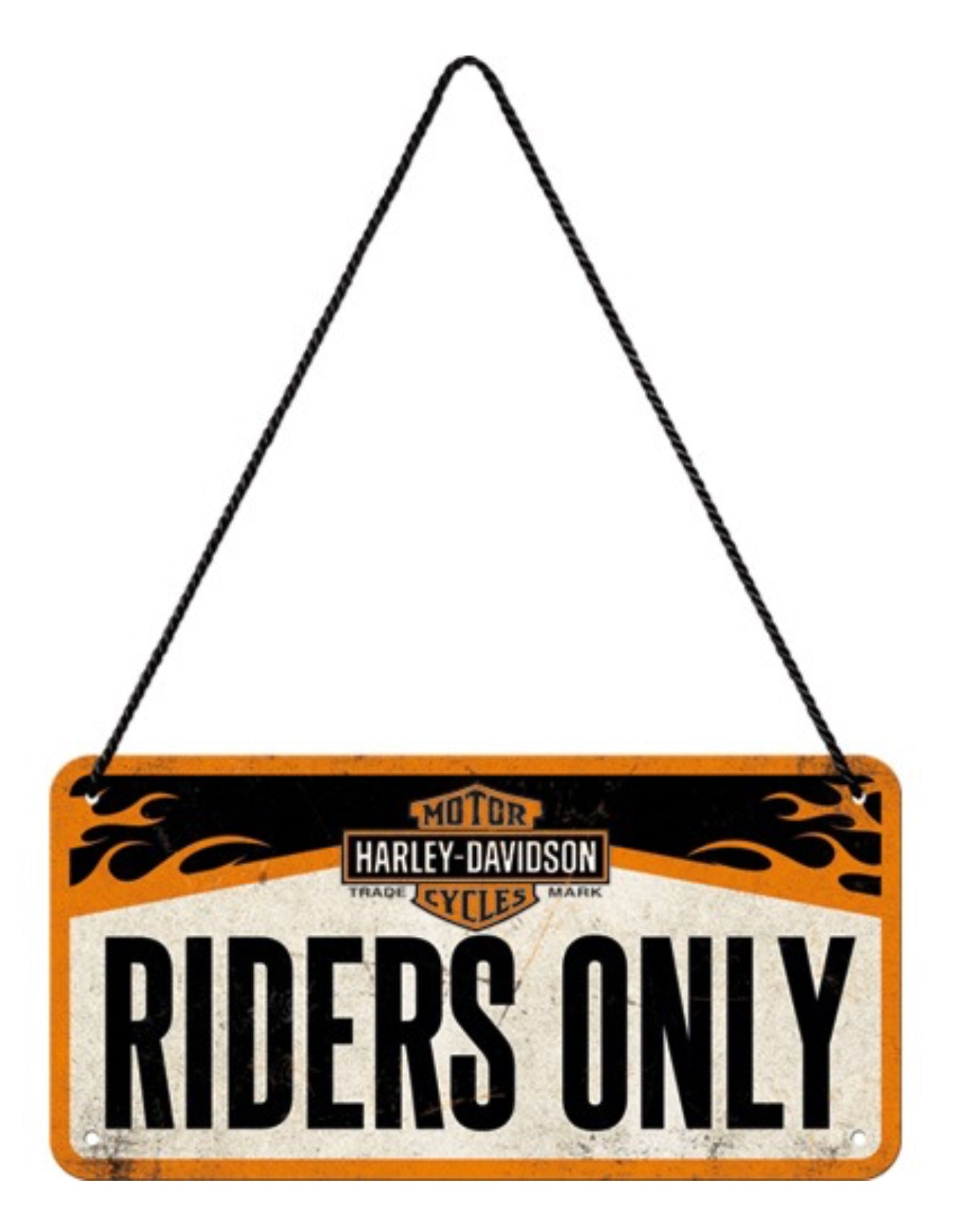 Blechschild "Harley Davidson RIDERS ONLY"