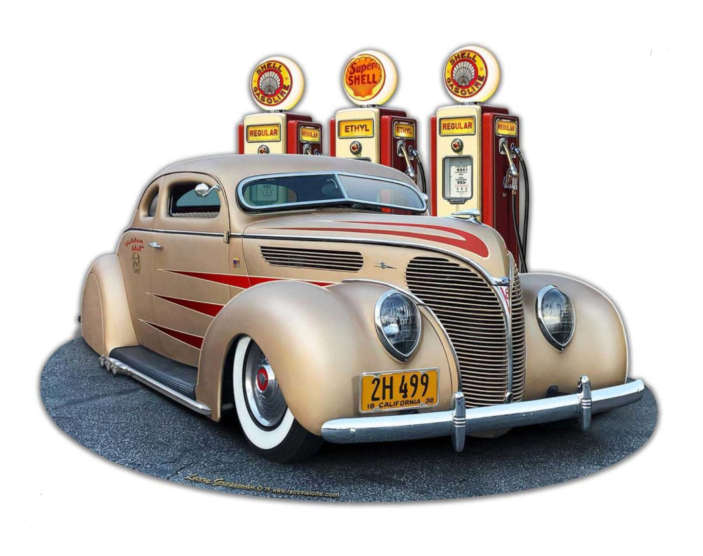 Blechschild "1938 Ford Coupe"