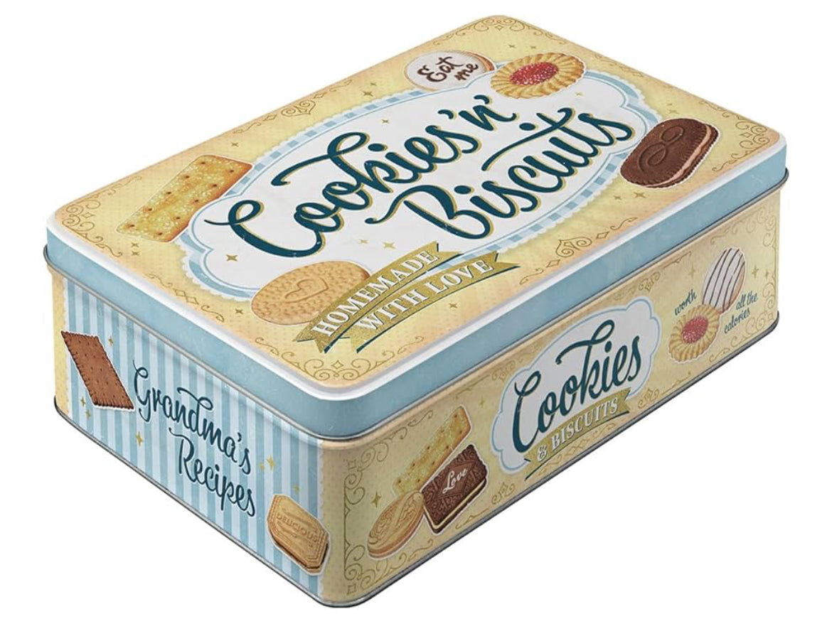 Vorratsdose flach "Cookies `n`Biscuits"