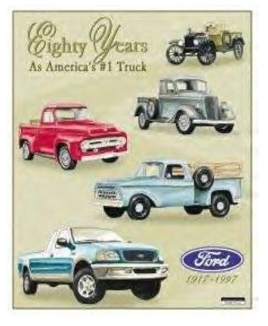 Blechschild "Ford Truck Eighty Years"