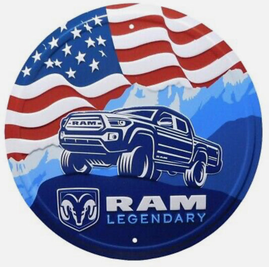 Blechschild "RAM Legendary"