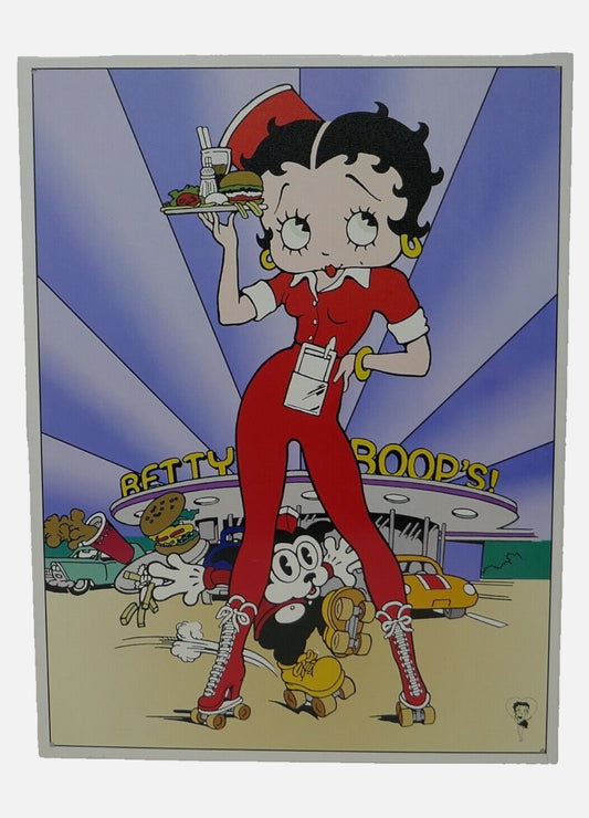 Blechschild "Betty Boop Diner"
