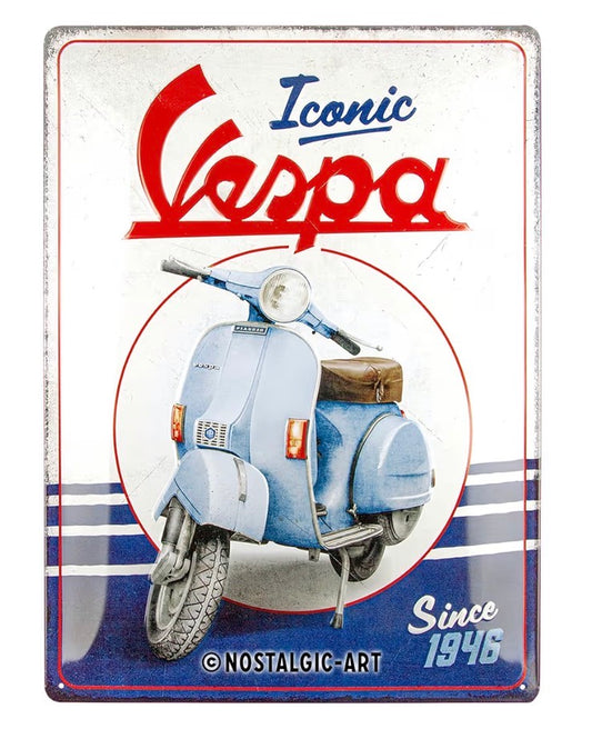 Blechschild "Icon Vespa"