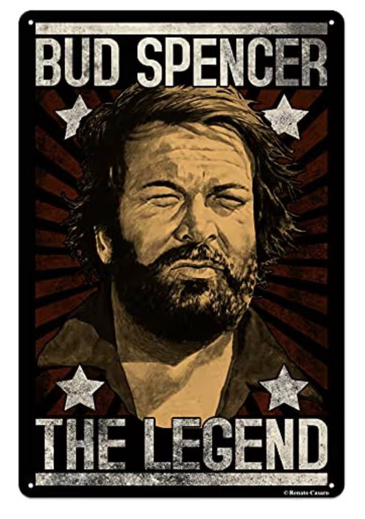 Blechschild "Bud Spencer The Legend"