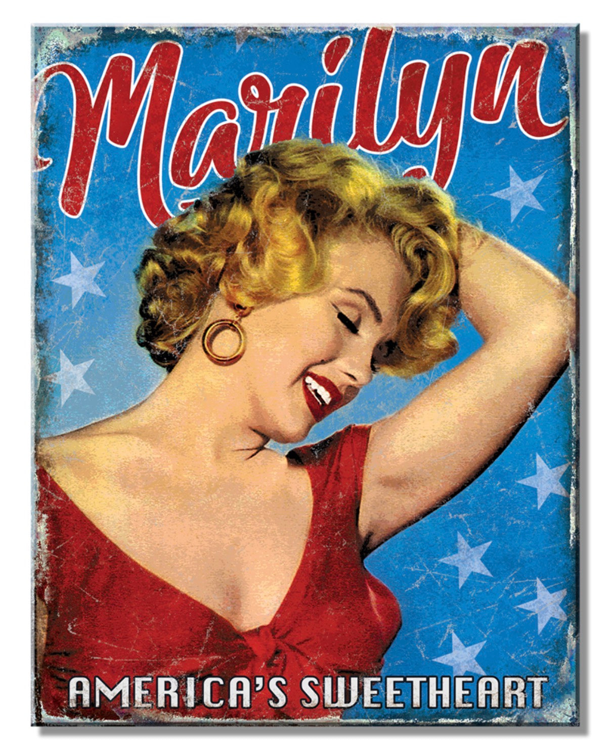 Blechschild "Marilyn American s Sweetheart"