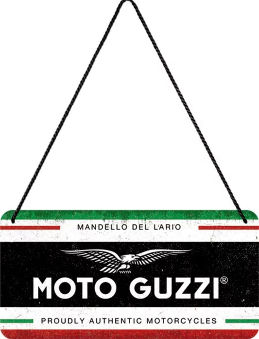Hängeschild "Moto Guzzi"