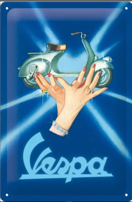 Blechschild "VESPA"