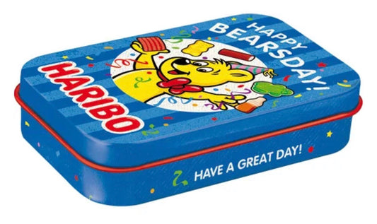 Leckerli Dose "HARIBO Happy Bearsday"