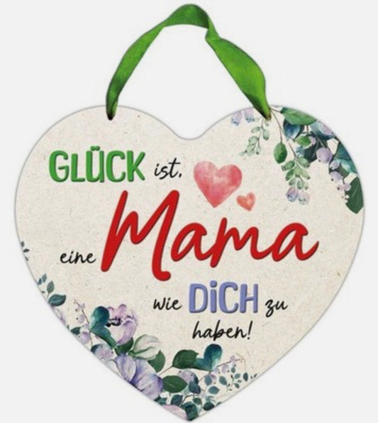 Blechschild "Glück ist, ....."