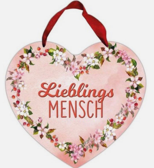 Blechschild "Lieblings Mensch"