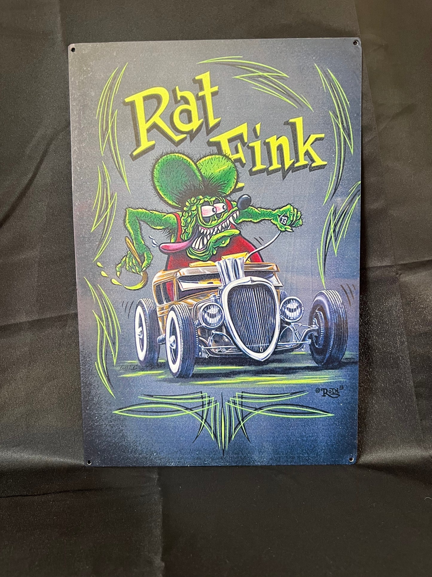 Blechschild "Rat Fink"