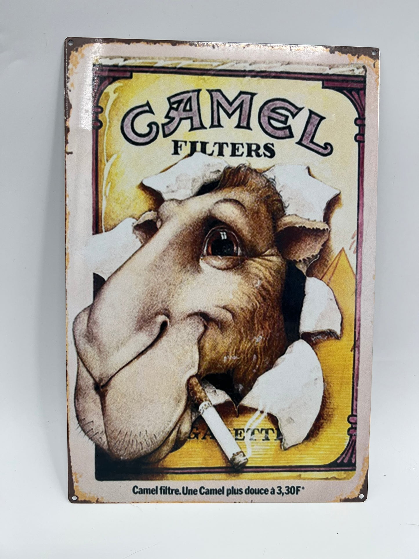 Blechschild "Camel Filters"