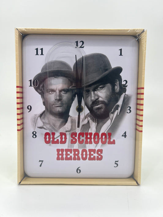 Wanduhr "Old School Heros"