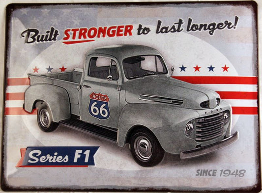 Blechschild "Ford Serie F1"