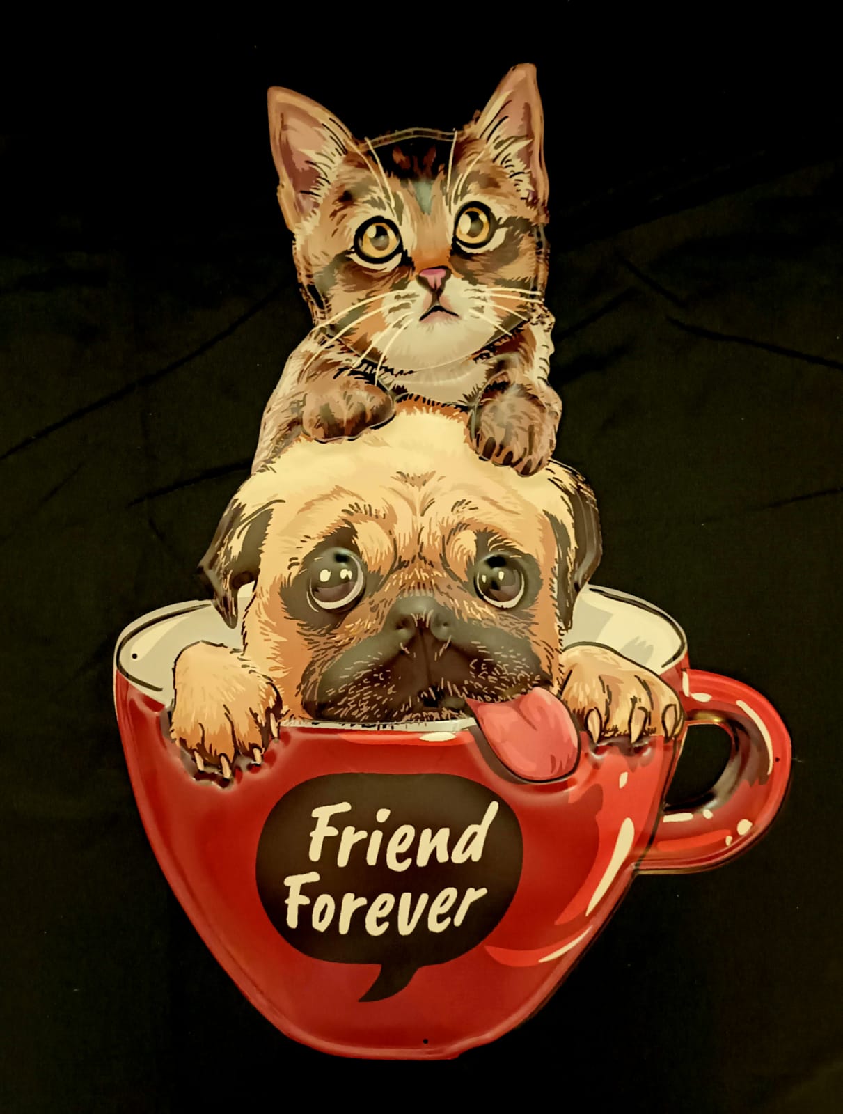 Blechschild "Friend Forever"