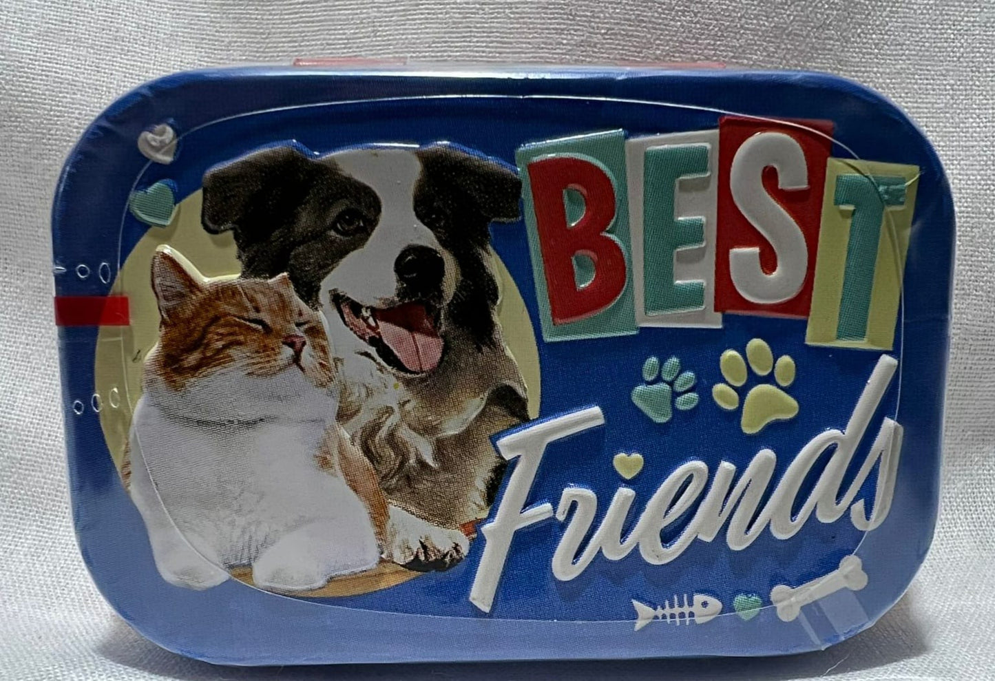 Blechdose "Best Friends" gefüllt mit Pfefferminzdragees