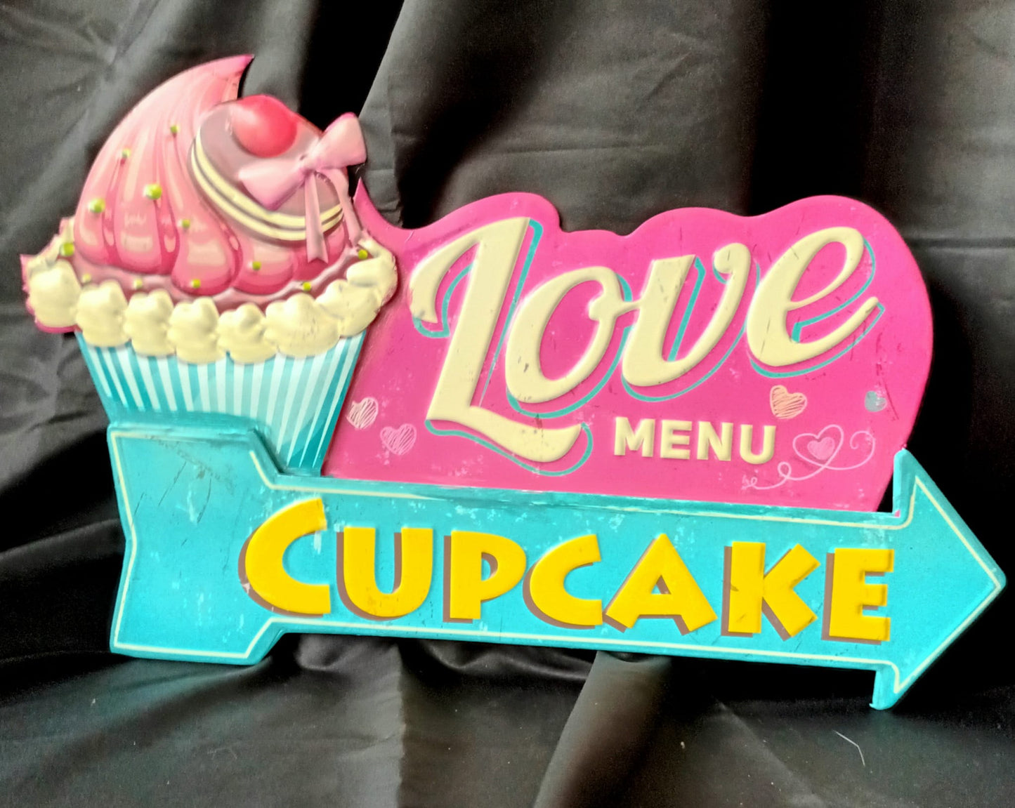 Blechschild "Love Cupcake"